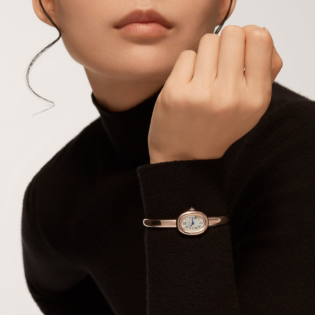 cartier Baignoire or rose (Taille 17)