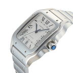 Santos de Cartier Medium Steel Bracelet/Strap Watch