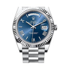Rolex Day-Date 40 18ct White Gold Blue Dial