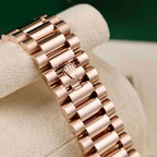 Rolex Day-Date 36 ainbow Diamond Pave Dial Rose Gold Diamond Bezel