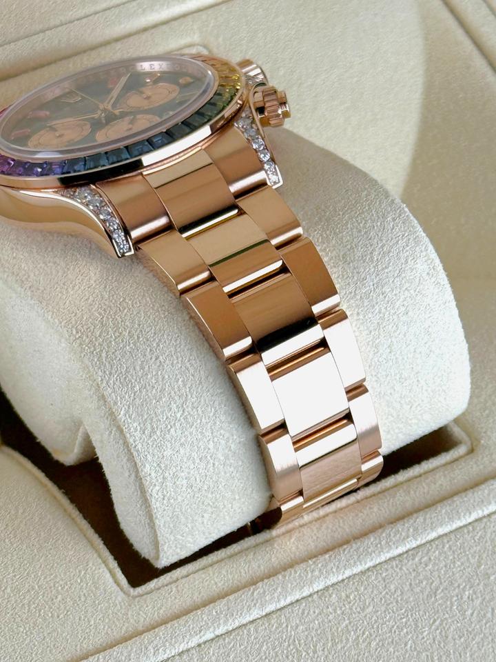 Rolex Daytona Rainbow Or Rose