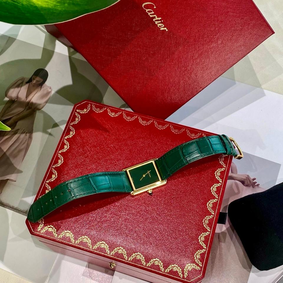 Cartier Tank Louis green dial
