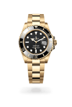 Rolex Submariner gold and black