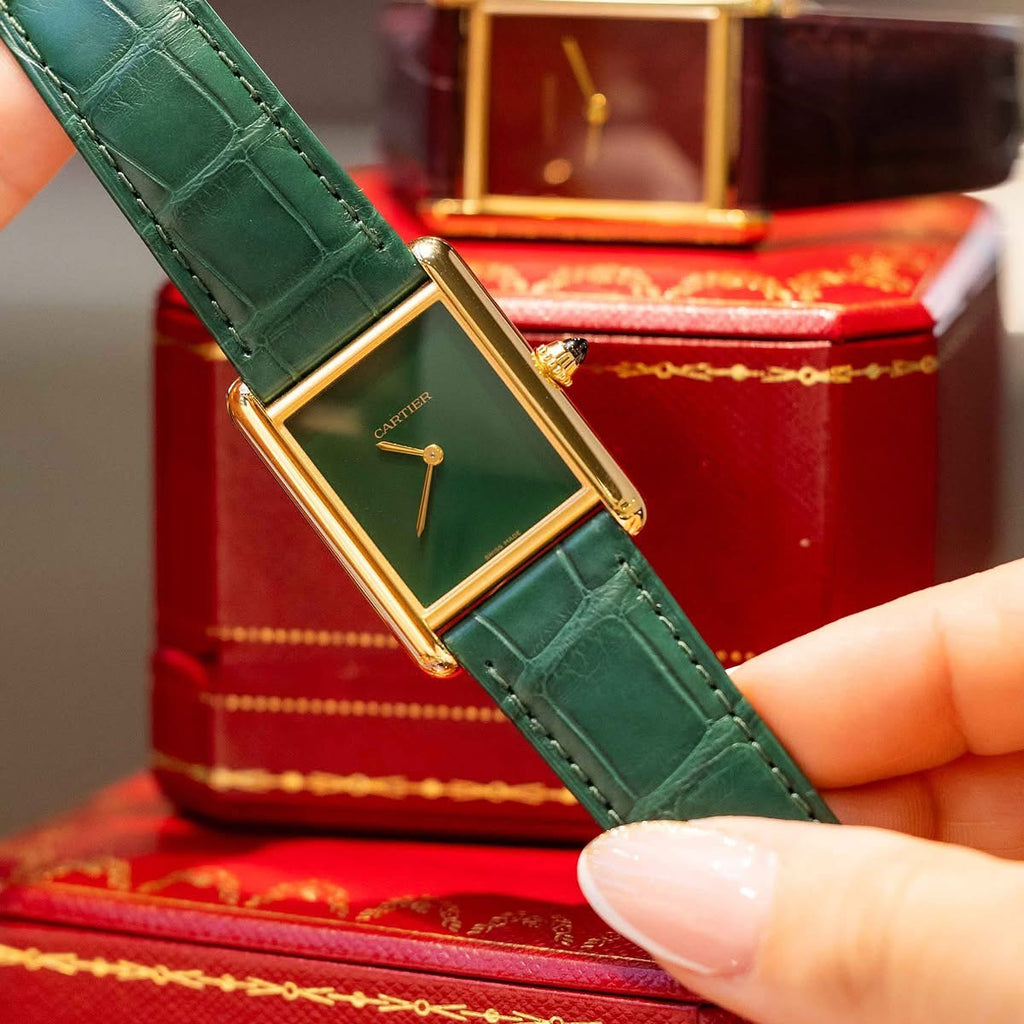 Cartier Tank Louis green dial