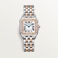 Cartier panthère or rose, acier, diamants
