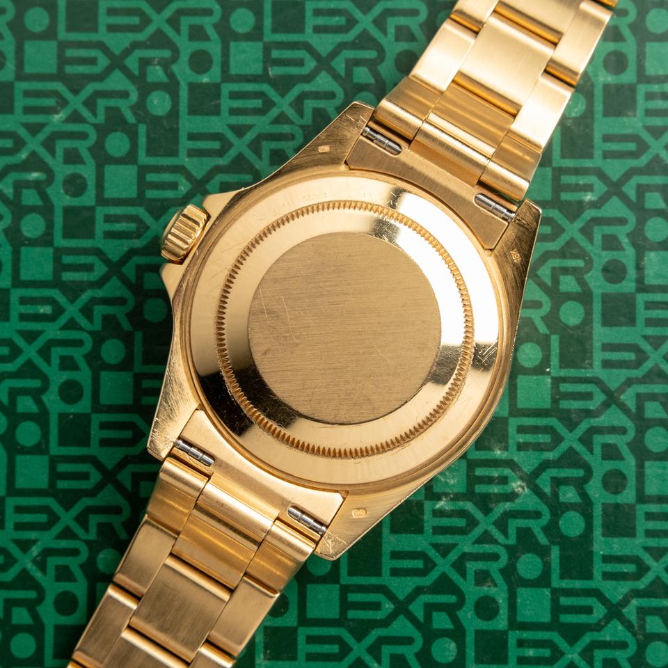 Rolex Submariner gold and black