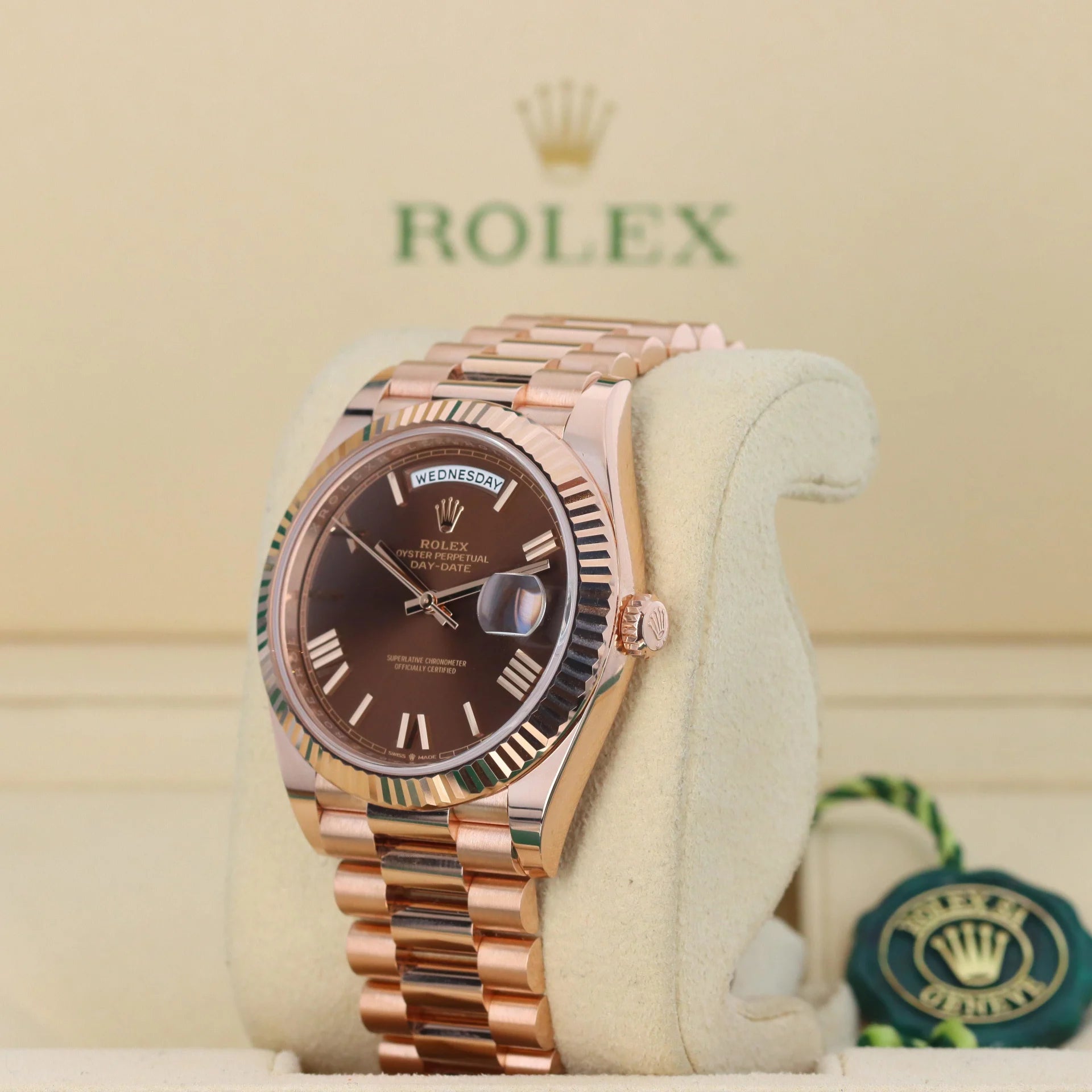 Rolex Day-Date 40 Day-Date 40mm Chocolate Dial