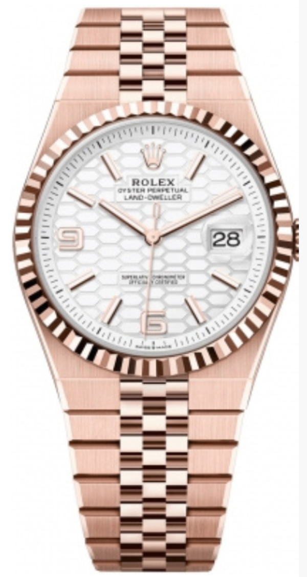 Rolex Land-Dweller White Honeycomb