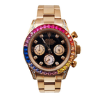 Rolex Daytona Rainbow Or Rose