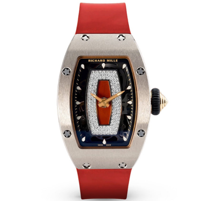 RM07-01 Plain White Gold (Red Lips) Référence: Richard Mille