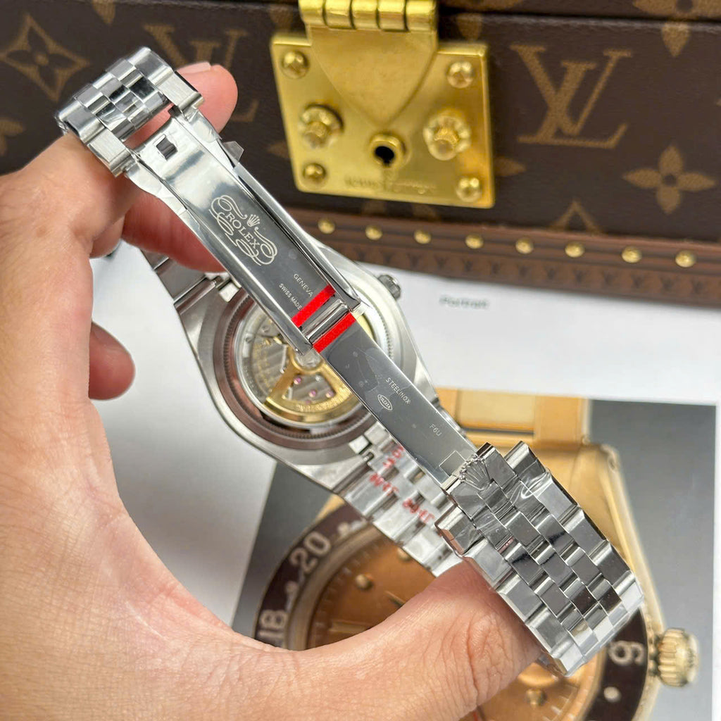 Rolex Land-Dweller Ice Blue Honeycomb