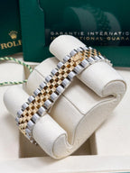 ROLEX LADY-DATEJUST 31MM TWO-TONE YELLOW GOLD GREEN