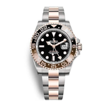 Rolex GMT-Master II 'Root Beer' Rose Gold Stainless Black Dial