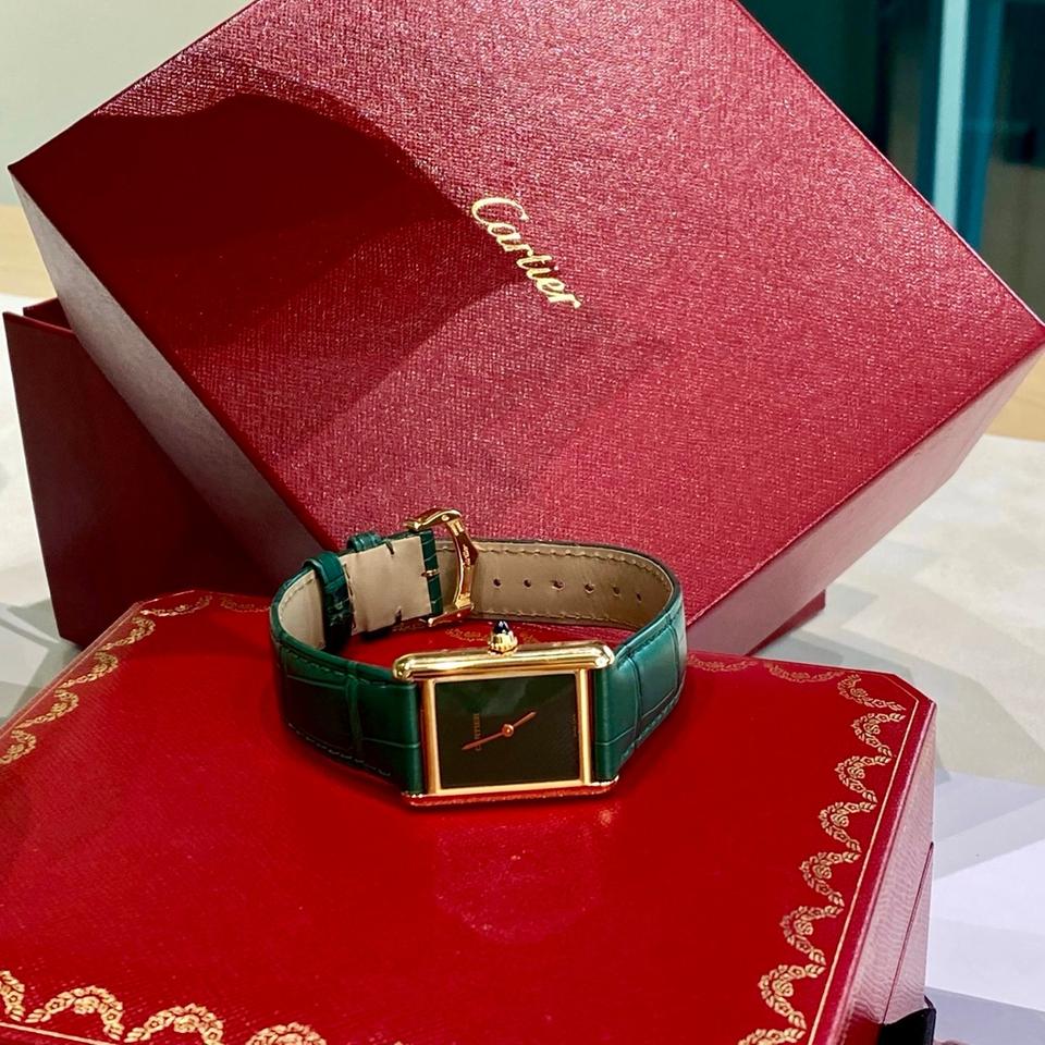 Cartier Tank Louis green dial
