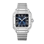 Cartier Santos De Cartier Blue 2023 Dial Medium complete set