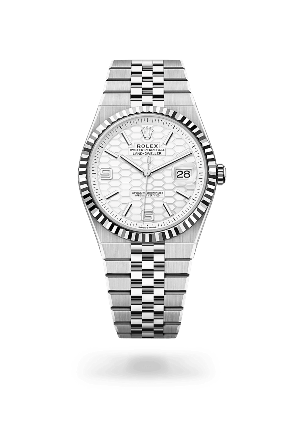 Rolex LAND Deller 40 mm Steel & White Gold