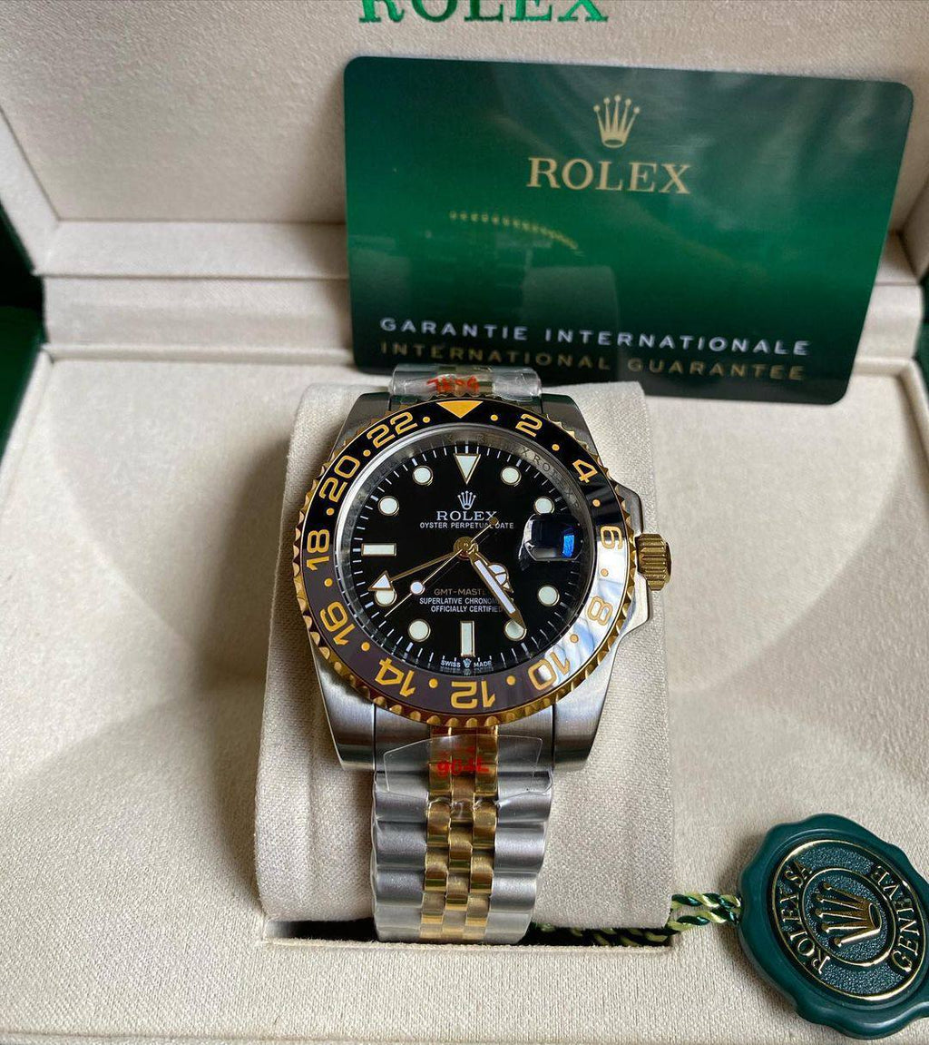 Rolex GMT-Master II Oyster, 40 mm, acier Oystersteel et or jaune