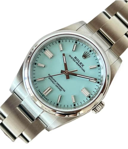 Rolex Oyster Perpetual 36 Tiffany Blue Référence: ROLEX FEMME