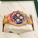 Rolex Daytona Rainbow Or Rose