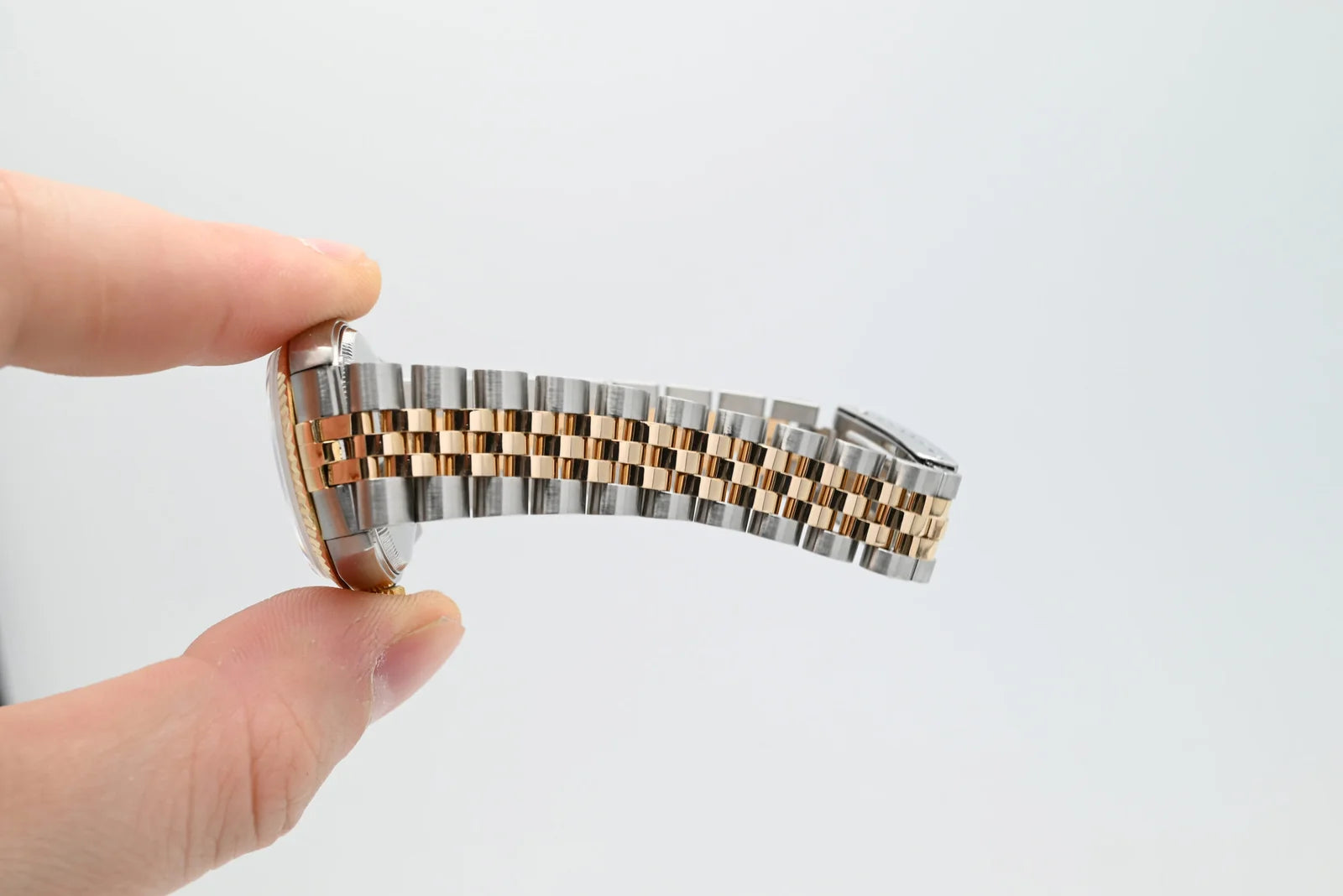 Rolex Datejust Two-Tone Jubilee Black Diamond Dial