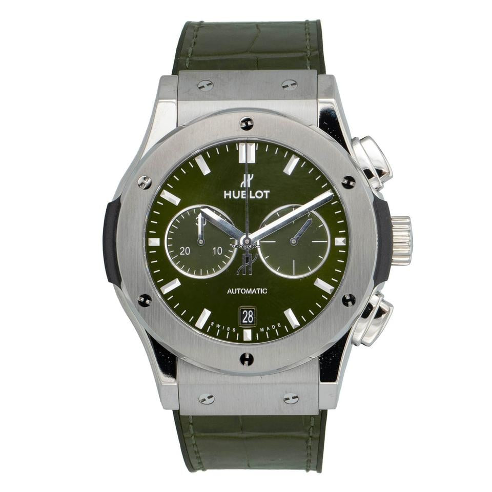 Hublot Classic Fusion Chronograph Titanium Green Référence: Hublot