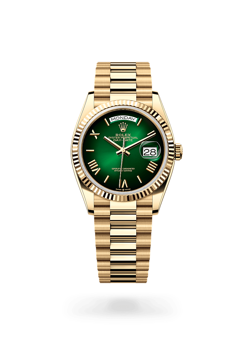 Rolex Day-Date 40, Green Ombre