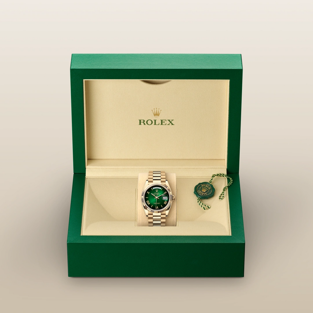Rolex Day-Date 40, Green Ombre
