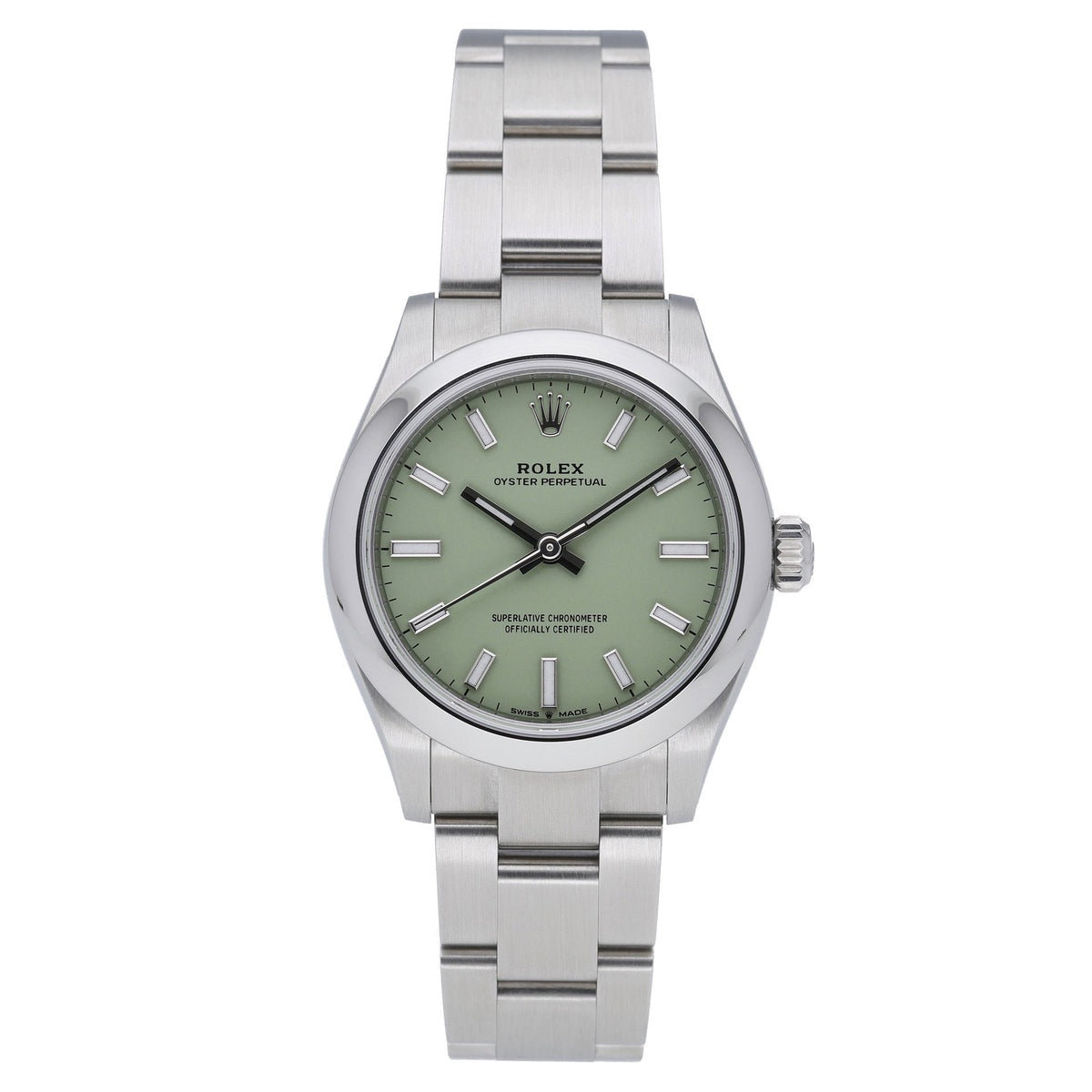 Oyster Perpetual 41 Oystersteel Pistachio-Green Dial Référence: ROLEX FEMME