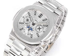 Patek Philippe Nautilus – Silver Opaline