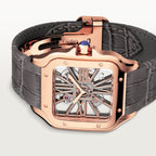 Cartier Santos Skeleton WHSA0018 Rose Gold